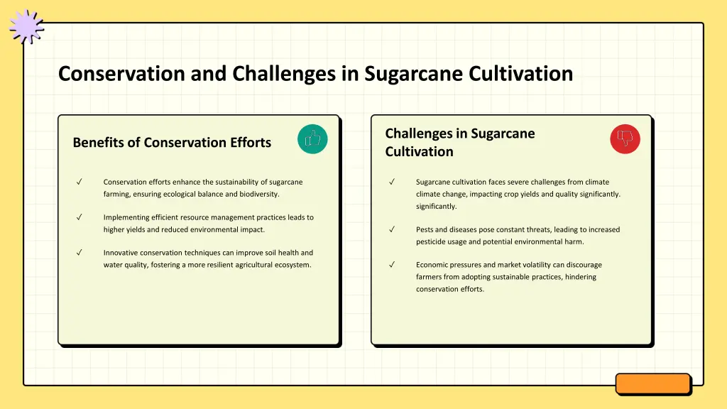 conservation and challenges in sugarcane