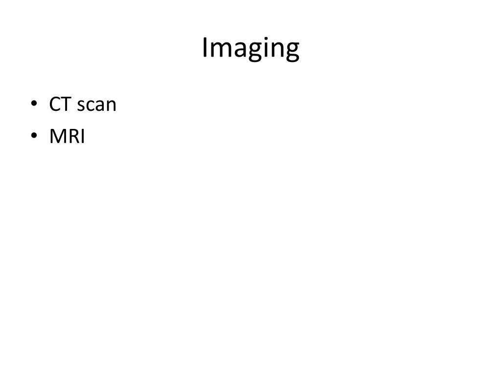 imaging
