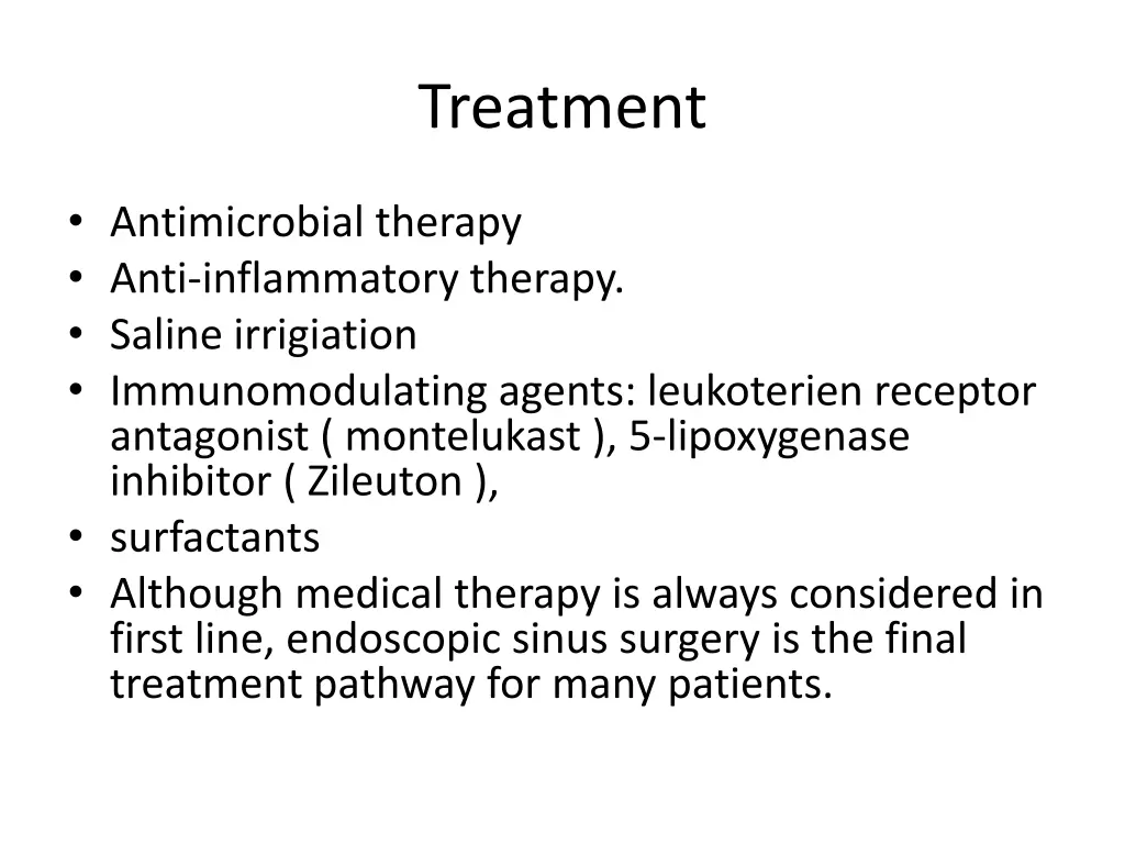 treatment