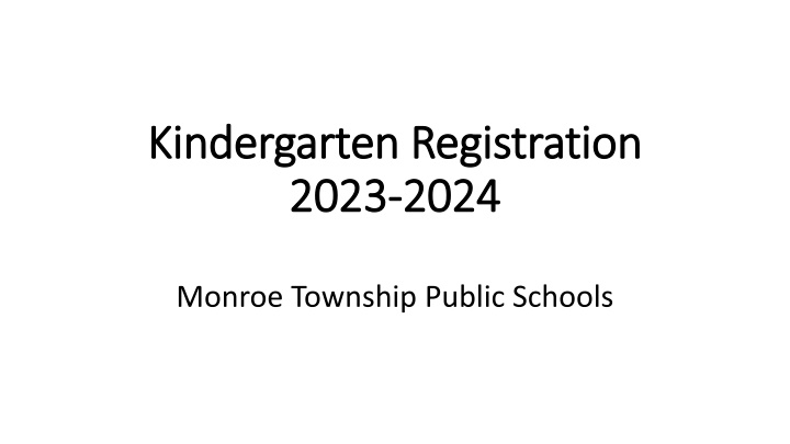 kindergarten registration kindergarten