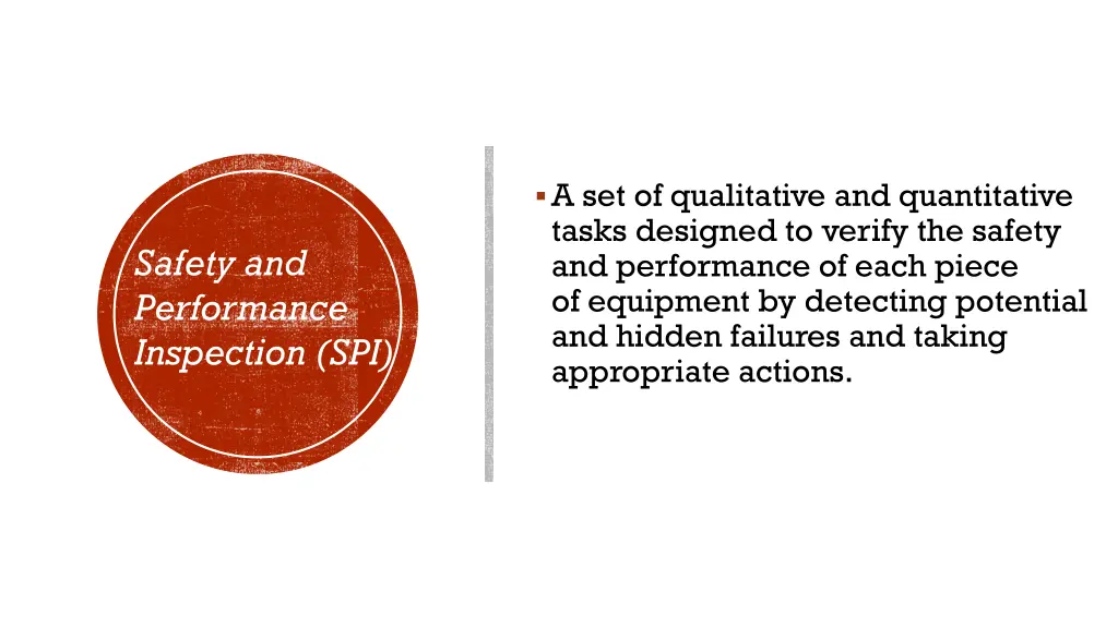 a set of qualitative and quantitative tasks