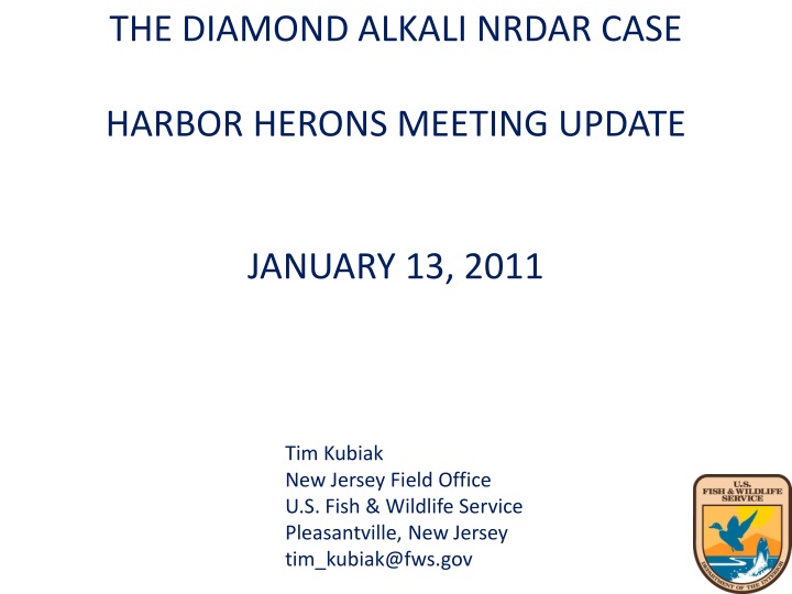 the diamond alkali nrdar case harbor herons