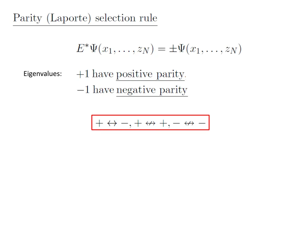 eigenvalues