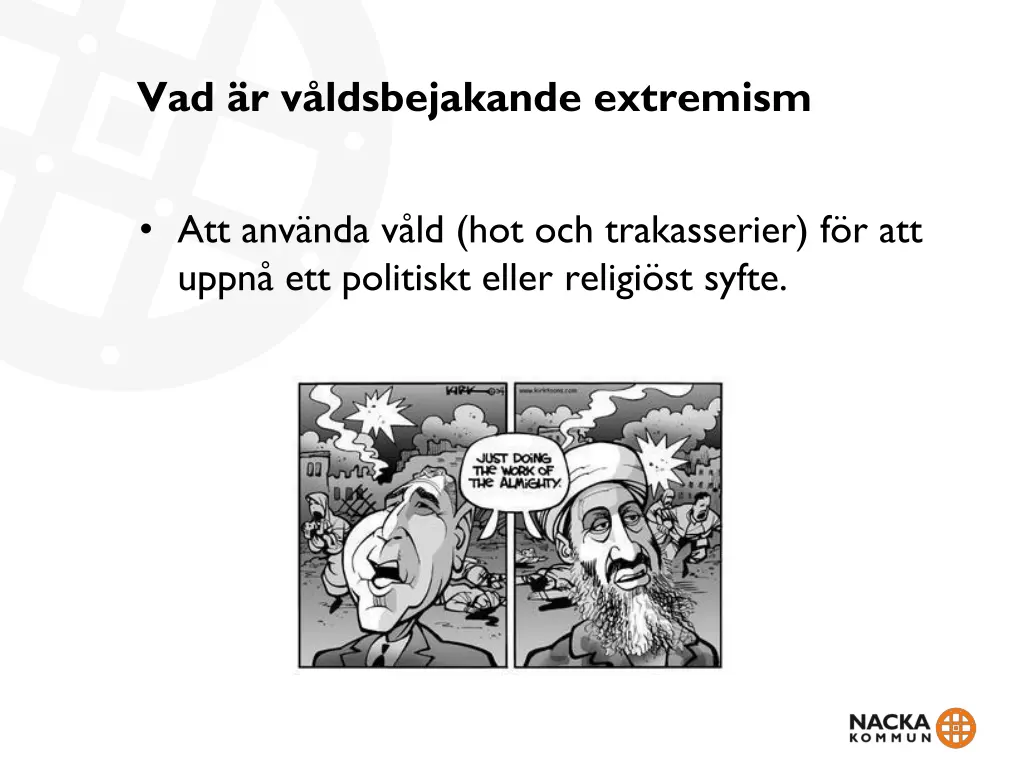 vad r v ldsbejakande extremism