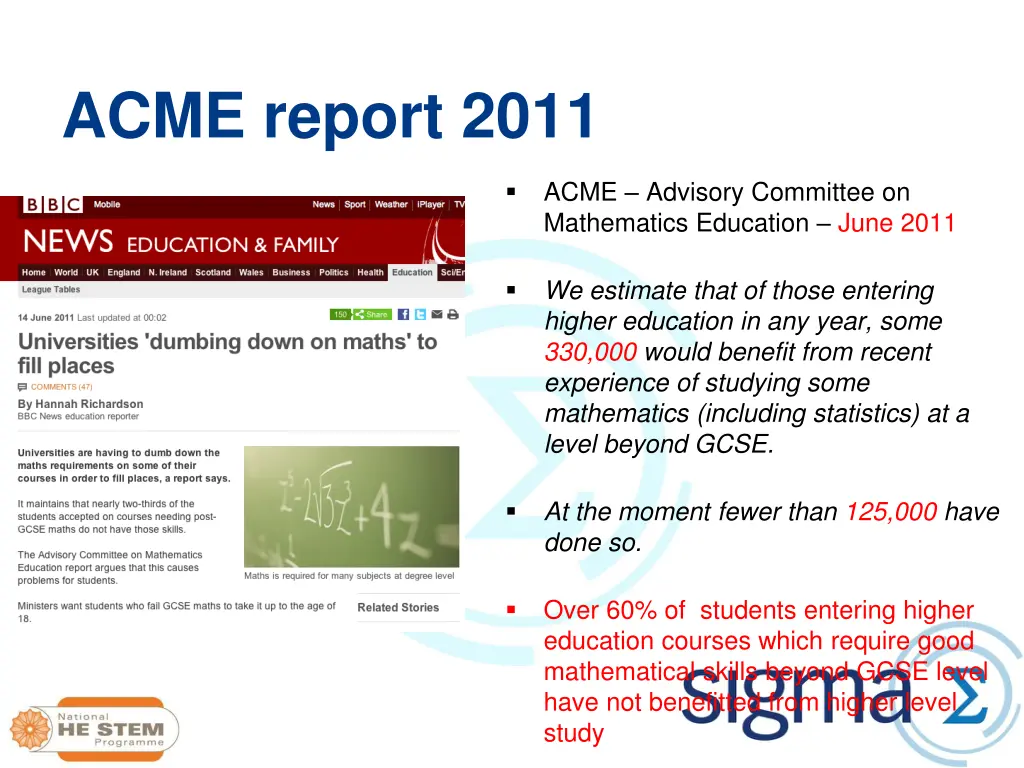 acme report 2011
