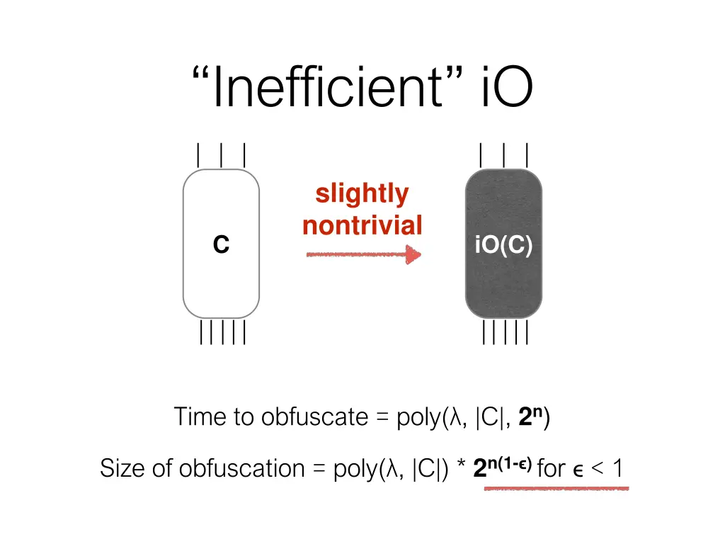 inefficient io 4