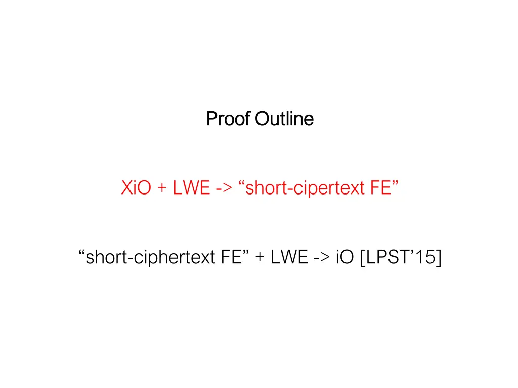 proof outline proof outline