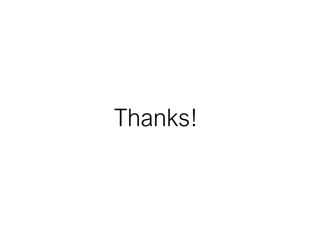 thanks