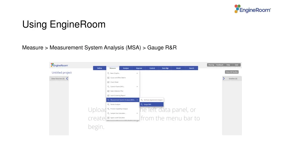 using engineroom