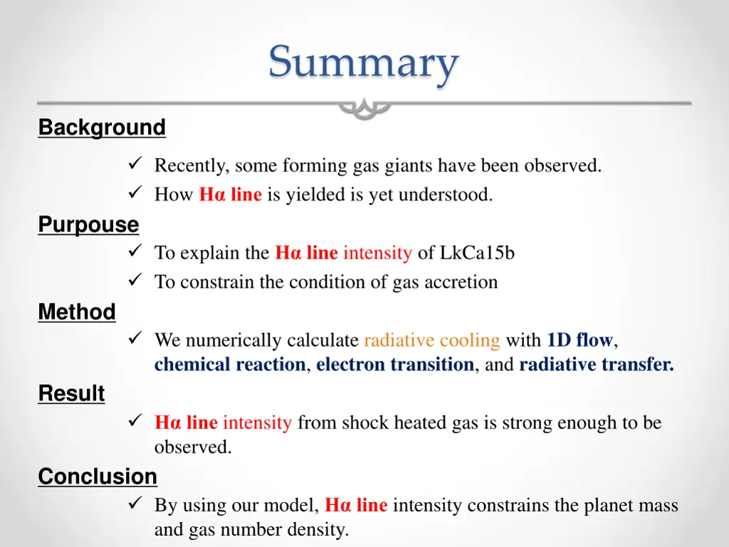 summary