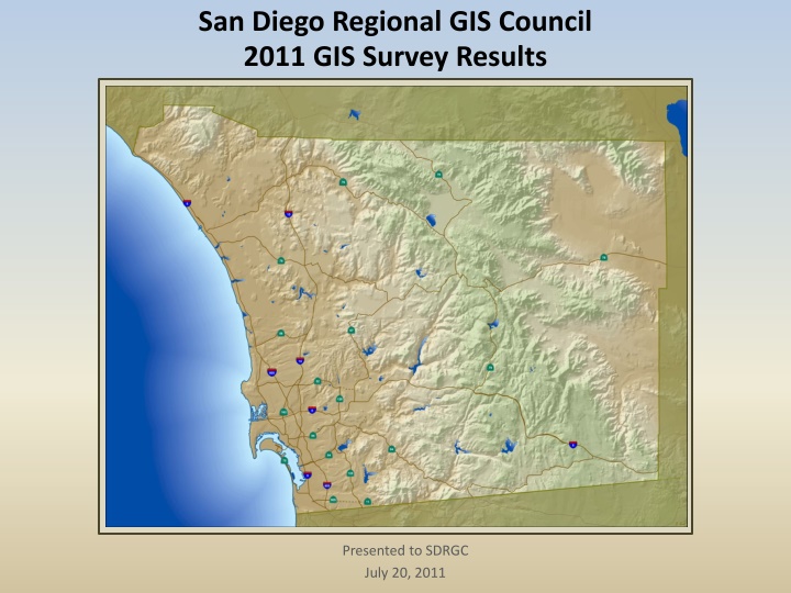 san diego regional gis council 2011 gis survey