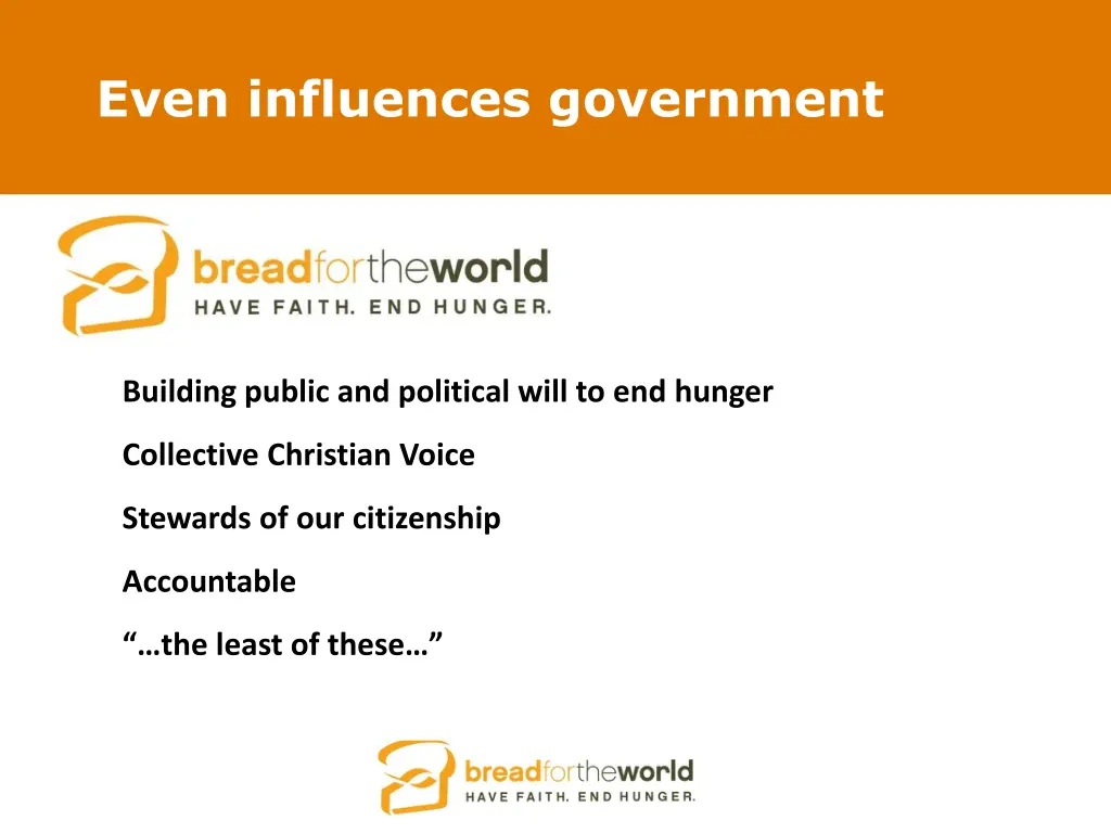 even influences government