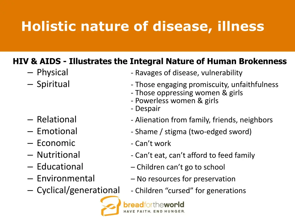 holistic nature of disease illness
