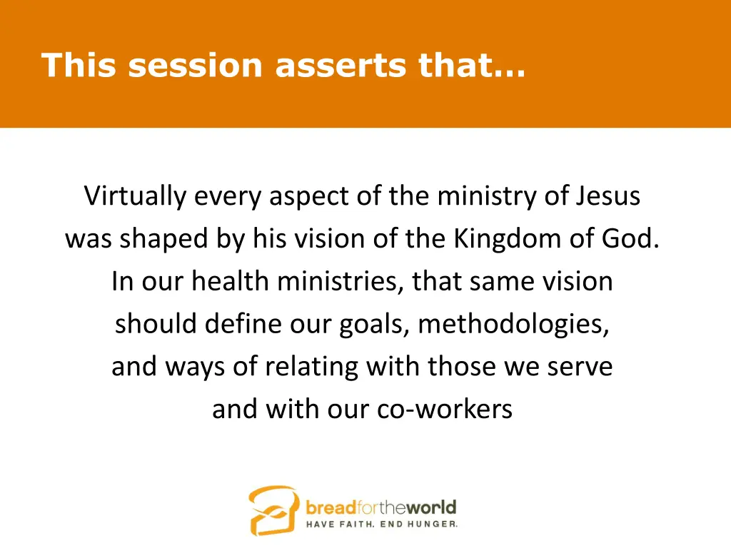 this session asserts that