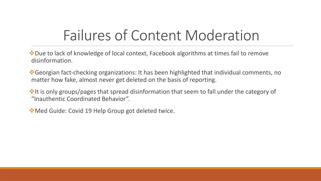 failures of content moderation