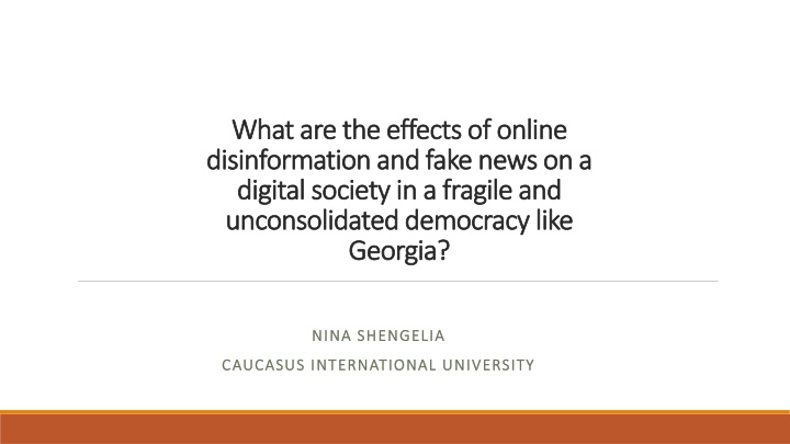 what are the effects of online what