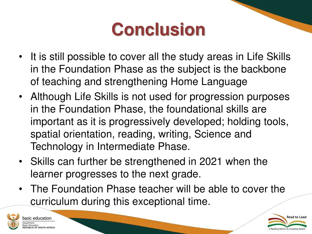 conclusion 1