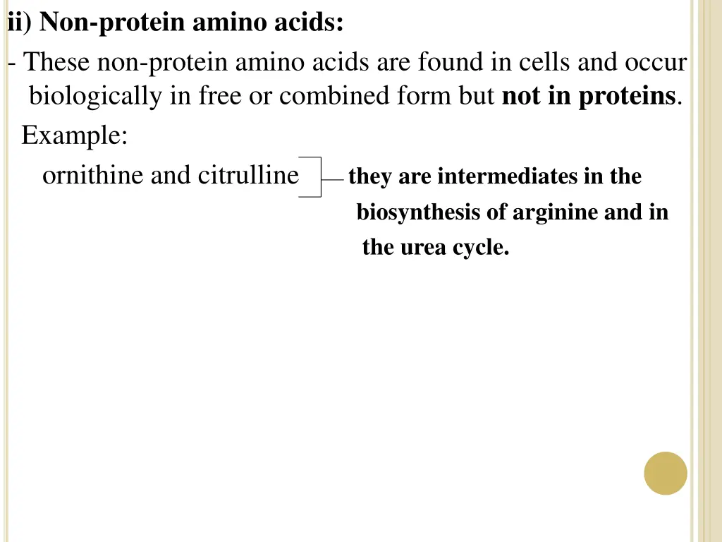 ii non protein amino acids these non protein