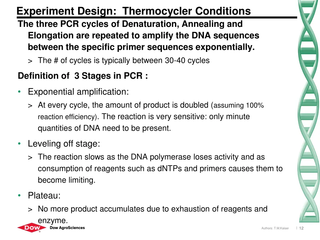 experiment design thermocycler conditions 2