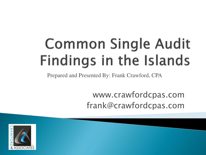 prepared and presented by frank crawford cpa