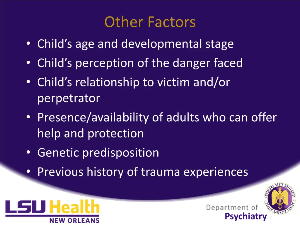 other factors