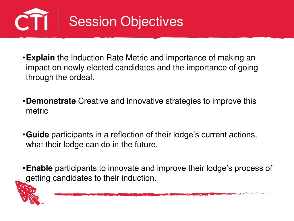 session objectives