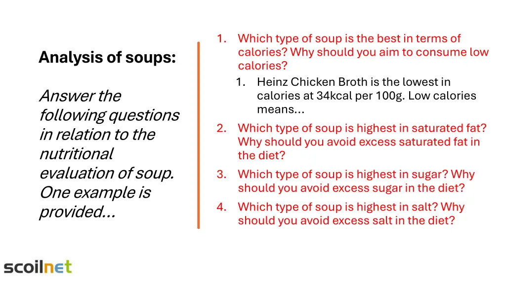 1 which type of soup is the best in terms