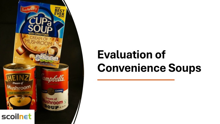 evaluation of convenience soups