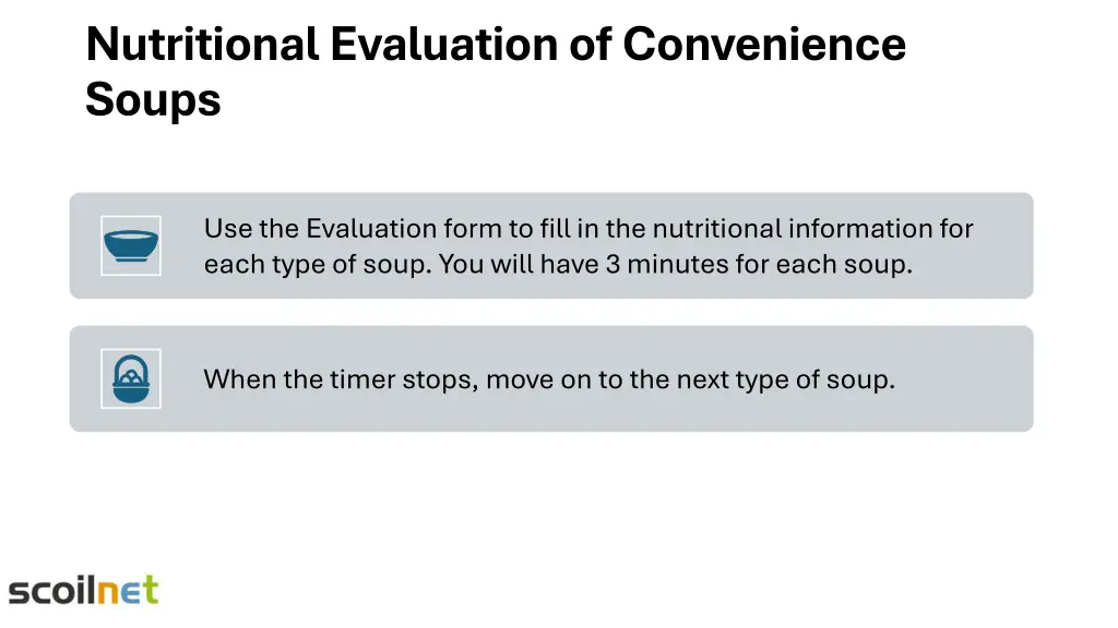 nutritional evaluation of convenience soups