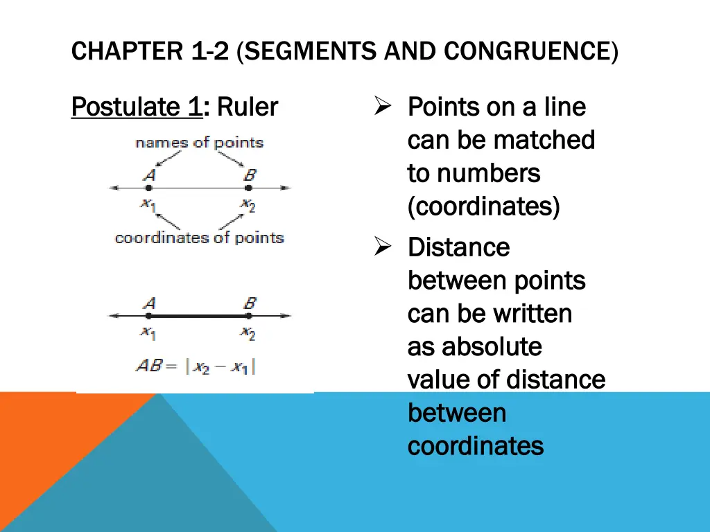 chapter 1 2 segments and congruence 1