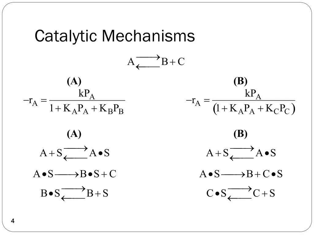 catalytic mechanisms 1