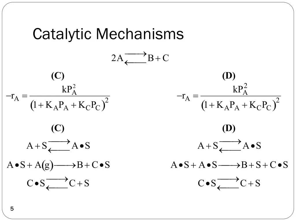 catalytic mechanisms 2