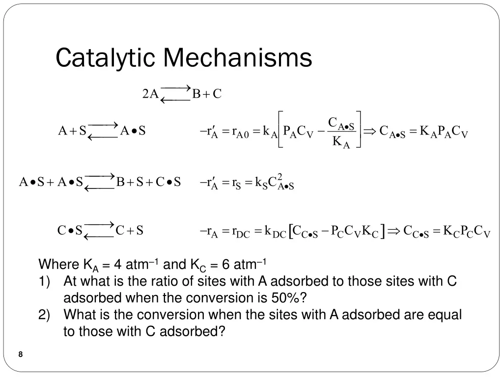 catalytic mechanisms 5