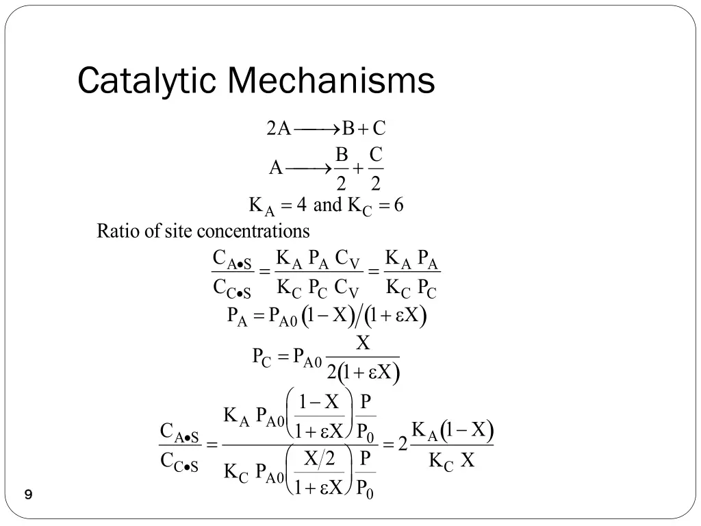 catalytic mechanisms 6