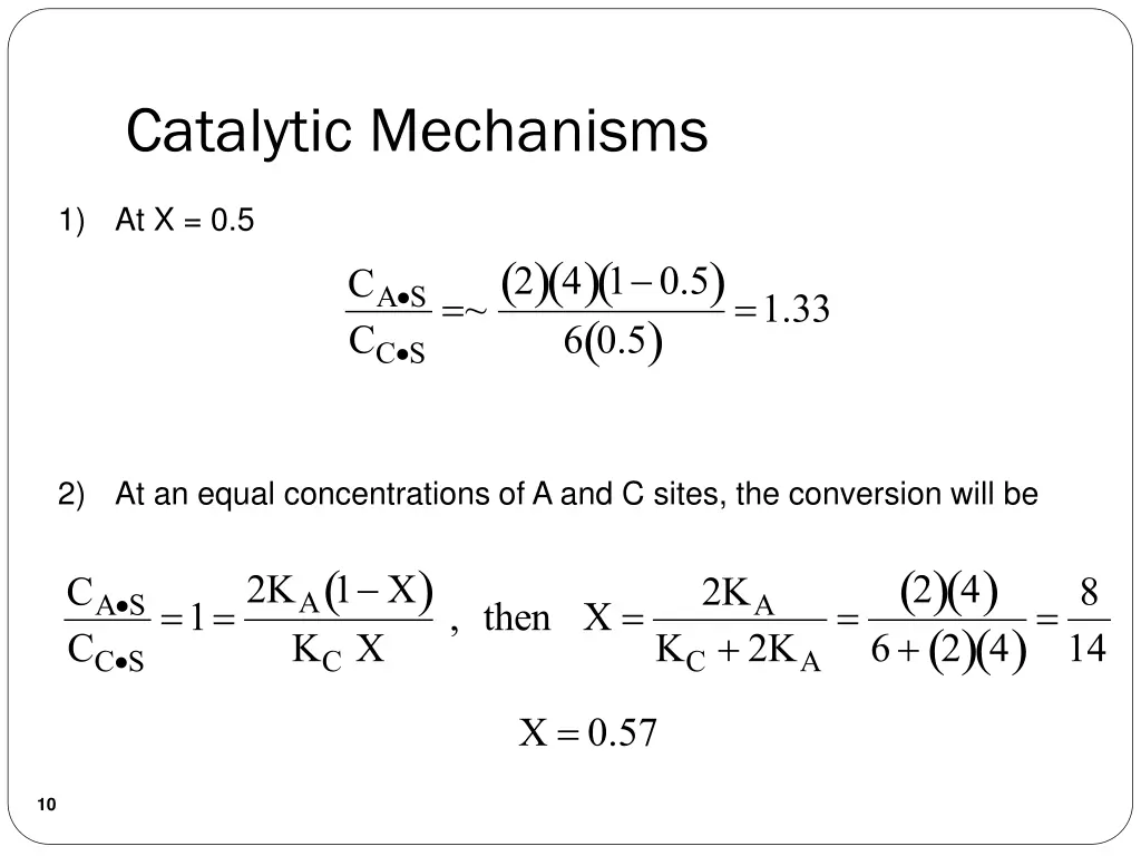 catalytic mechanisms 7