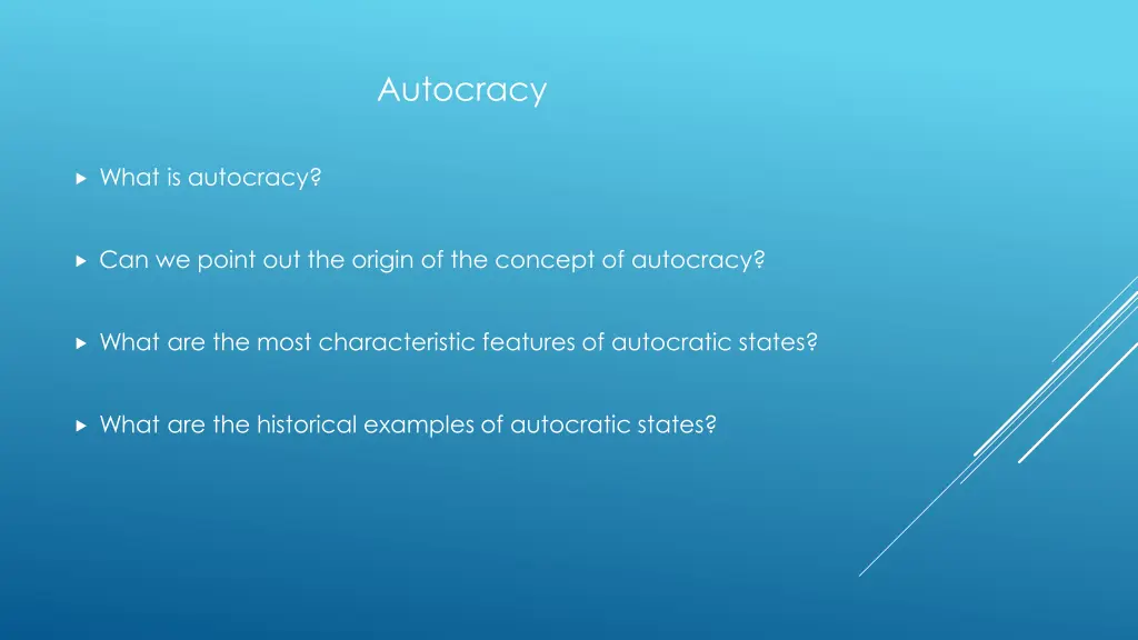autocracy