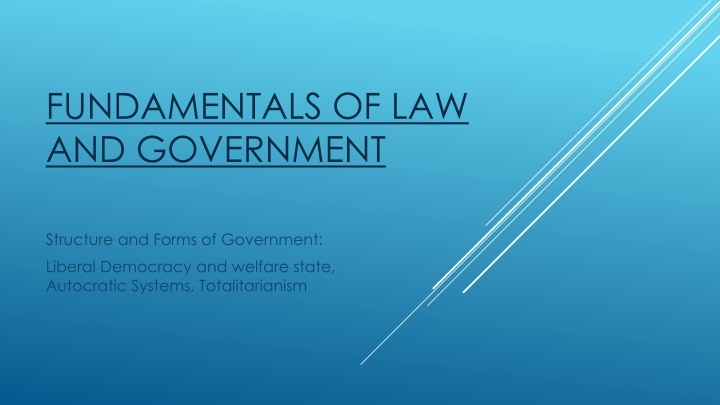 fundamentals of law and government