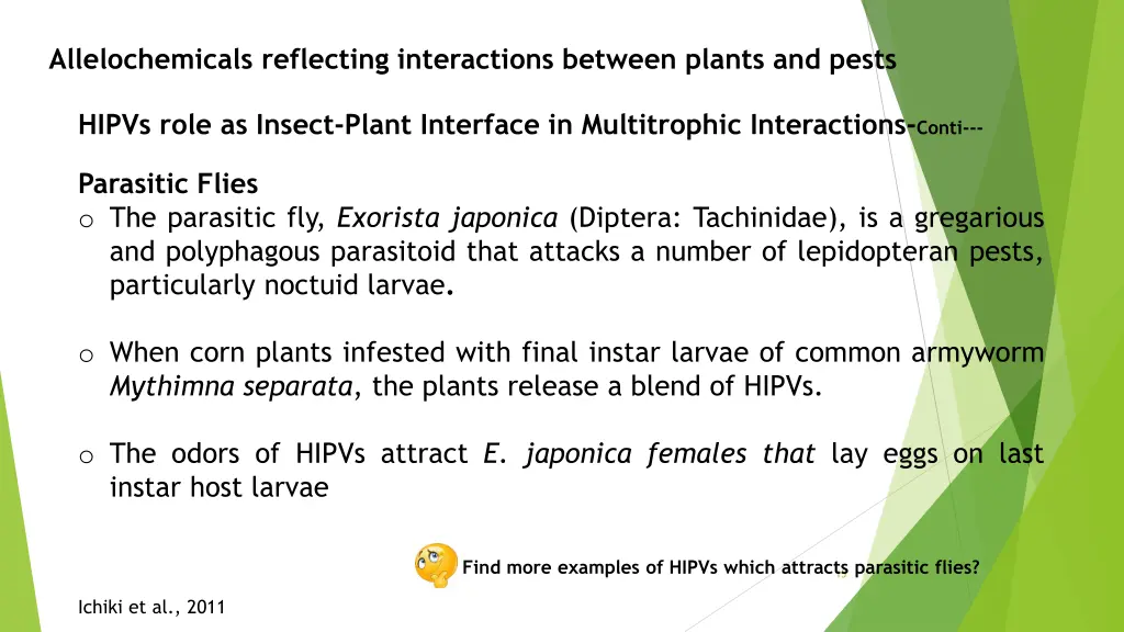 allelochemicals reflecting interactions between 12
