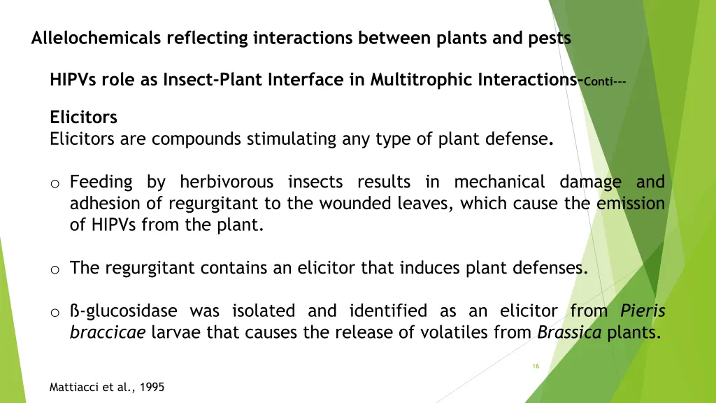 allelochemicals reflecting interactions between 13