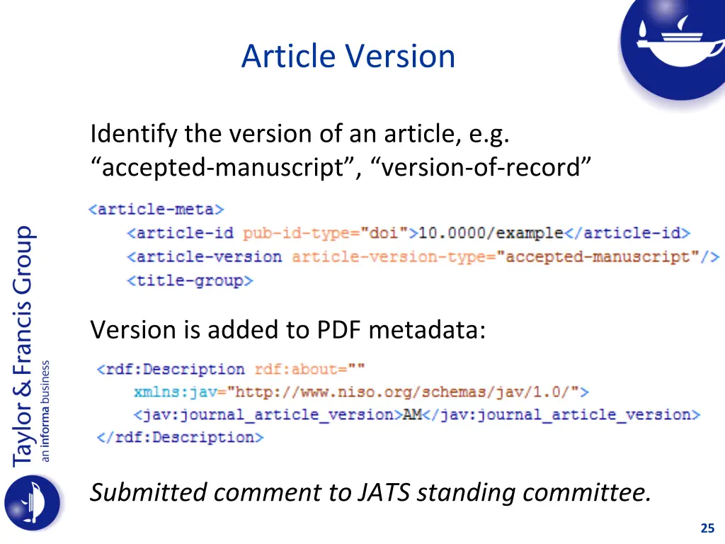 article version