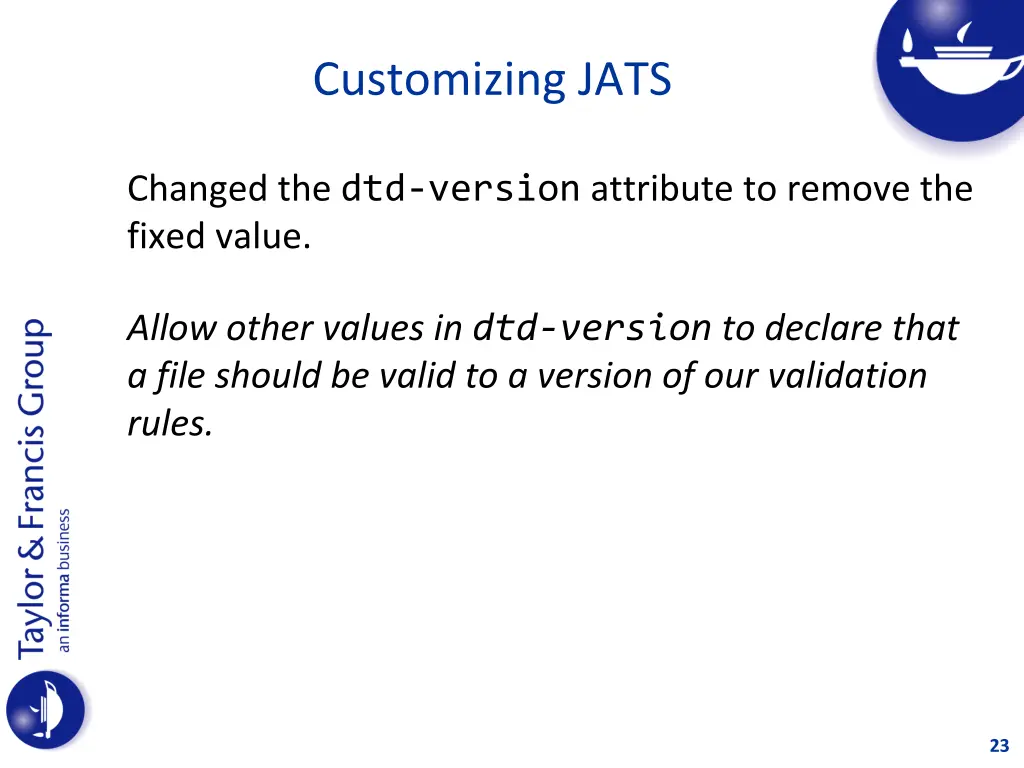 customizing jats 1