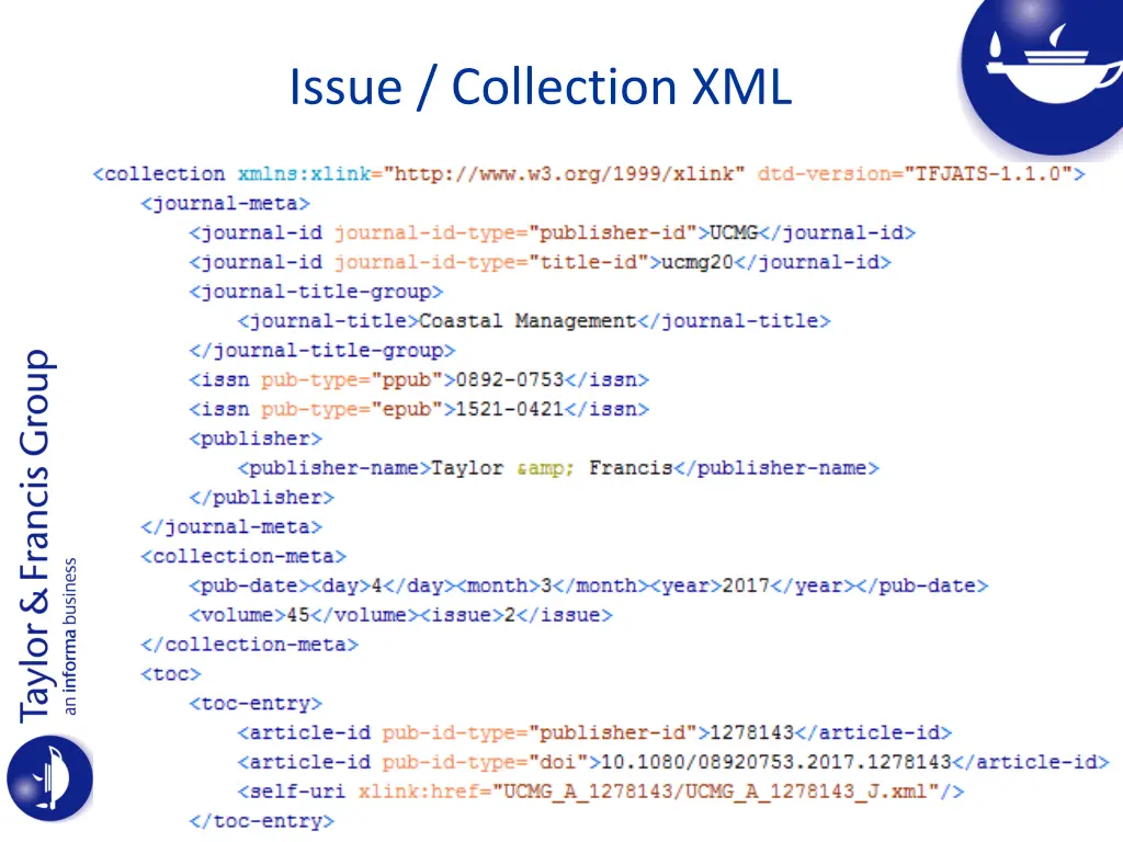 issue collection xml