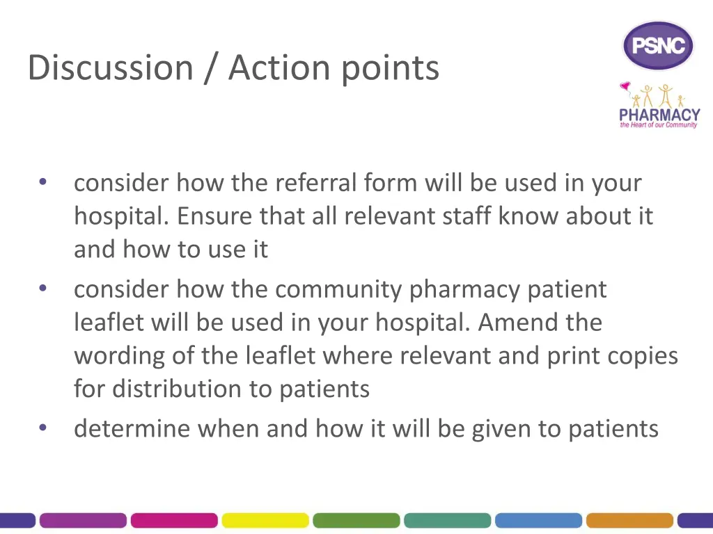 discussion action points 1