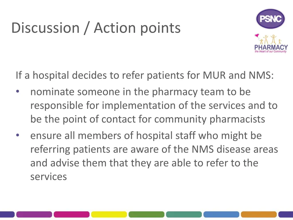 discussion action points