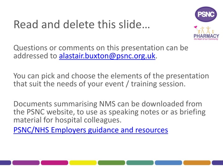 read and delete this slide