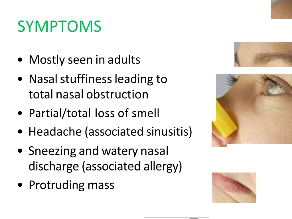 symptoms