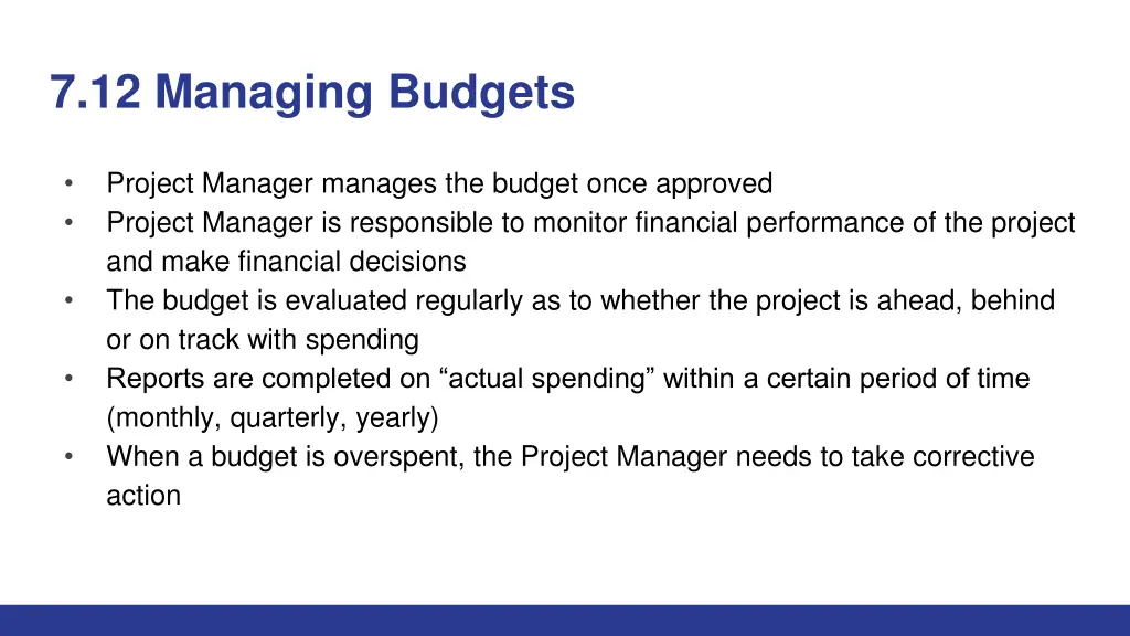 7 12 managing budgets