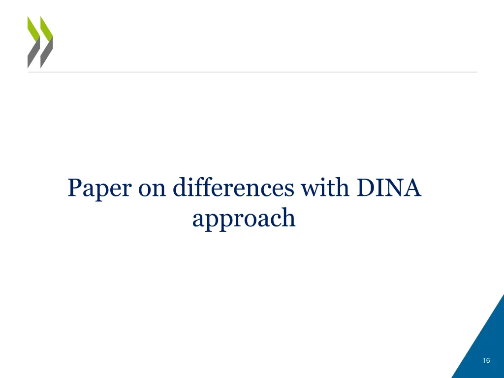 paper on differences with dina approach
