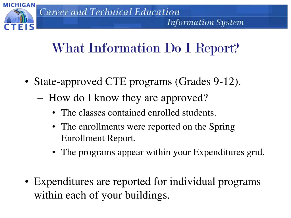 what information do i report