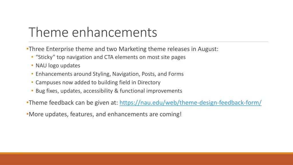 theme enhancements